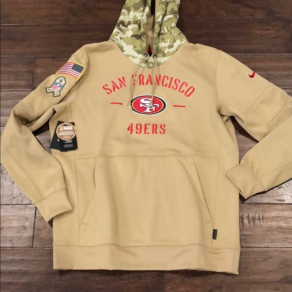 salute to service 49ers hoodie